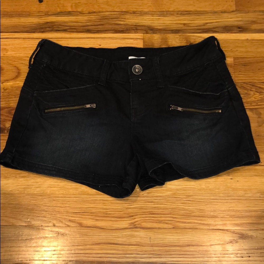 DKNY High Waisted Jean Shorts